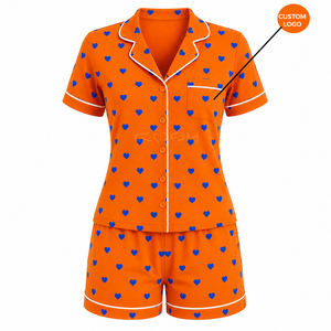 ชุดนอนเซ็ตสองชิ้น Cosh International Sisterhood Sorority ชุดนอนลำลอง ชุดนอนติดกระดุม ชุดนอนกลางคืน - Product Image 1