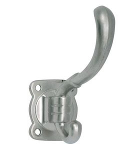 Refined aluminum wall <b>hooks</b> crafted to improve home organization while providing reliable hanging functionality every day - Product Image 5