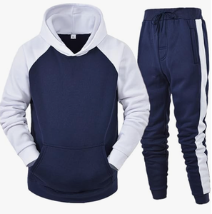 Sudadera con Capucha para Hombre, Diseño Color Block, Manga Larga, Cordón Ajustable, Bolsillos Laterales, Corte Regular, Ropa de Otoño - Product Image 6