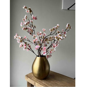 El mejor producto en 2025, florero y macetas de Metal de latón, nuevos jarrones y macetas hechos a mano, decoraciones navideñas para bodas - Product Image 2