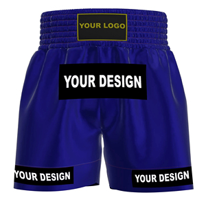 Shorts de kickboxing unisexes personnalisés, dernière conception, vente en gros, légers, extensibles, 100% polyester - Product Image 4