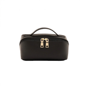 <b>Small</b> Makeup Case Compact Hard Shell Travel Cosmetic Organizer Portable Mini Beauty <b>Storage</b> <b>Box</b> for Women Daily Use Artists - Product Image 3