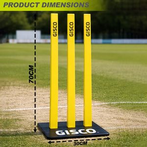 Gisco Flexi Stump Pro-Heavy Duty พร้อมฐานยาง ปรับได้ น้ำหนักเบา สำหรับกีฬา เกม และการฝึกซ้อม - Product Image 6