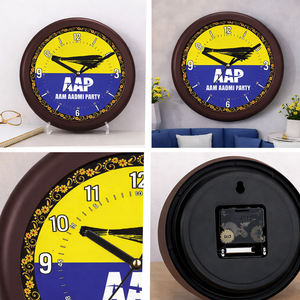 Reloj de Pared Moderno y Silencioso de Cuarzo con Diseño de Político Indio, Impresión Digital Personalizada para Oficina Profesional, Día de la Madre, Navidad - Product Image 5