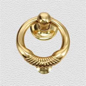 Battant de porte en laiton massif de qualité supérieure, tête de lion, conçu pour les portes d'entrée majestueuses, au charme royal traditionnel - Product Image 6