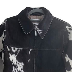 Chaquetas de cuero de vaca de nuevo diseño para hombre, chaqueta de invierno de cuero de vaca hecha a medida para hombre - Product Image 6