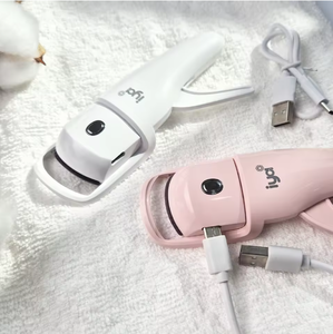 ที่ดัดขนตาแบบร้อน ใช้พลังงานจาก USB ชาร์จได้ สีขาว ทำจากพลาสติก อุปกรณ์ดัดขนตาแบบอุ่น - Product Image 3