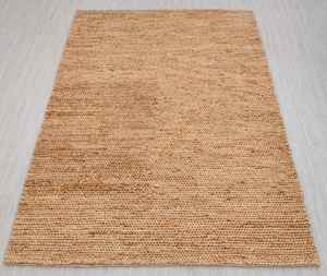 Alfombra Redonda de Yute Trenzado Natural al por Mayor — diseño clásico redondo trenzado. Alfombra de Yute Tejida a Mano con Fibra Natural - Product Image 1