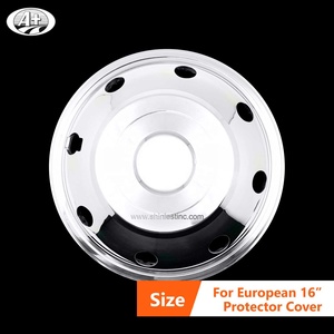 Enjoliveurs de roue avant en acier inoxydable de 16 pouces pour camions et autobus américains - Product Image 5