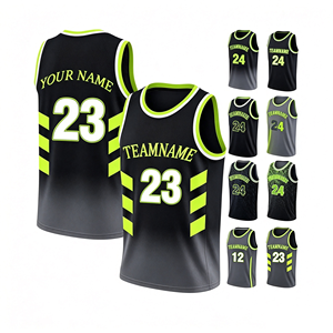 Vente directe d'usine, maillot de basket-ball personnalisé en mesh sublimé, maillot de basket-ball personnalisé, uniforme de basket-ball réversible - Product Image 2