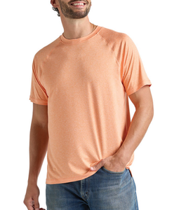 เสื้อยืดโพลีเอสเตอร์หนาน้ำหนักมากสำหรับผู้ชาย แบบขายส่งตามสั่ง พิมพ์ลายกราฟิก พิมพ์โลโก้ด้วยผ้าไหม แขนสั้น ส่งตรงจากโรงงาน - Product Image 4