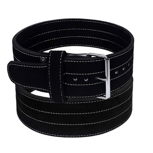 Ceinture de musculation en cuir de vachette de haute qualité pour hommes, respirante et durable, avec protection professionnelle pour le sport et la musculation. - Product Image 6