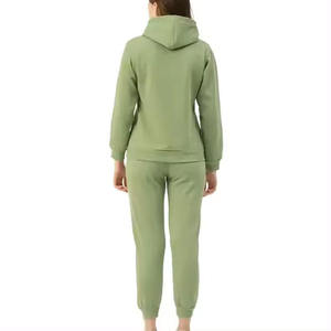 Fashion Trendy <b>Women</b> Plus Size Printed Customized Logo Eco-friendly Tracksuit <b>Jogger</b> Casual Winter Hooded 100% Cotton <b>Fleece</b> - Product Image 1