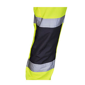 Pantalon de travail zippé à prix abordable, nouveau design, en polyester respirant, plusieurs poches, avec éclairage LED, imperméable, logo personnalisé, pour la construction - Product Image 3