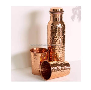 Elegante Botella de Cobre Ecológica para Hidratación Unisex, Apta para Agua Hirviendo, con Caja de Regalo - Product Image 5