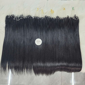 Lo Último en Extensiones de Cabello Humano H6, Línea Invisible, Cutícula Alineada, Micro Loop, Tejido a Mano, Cabello con Efecto Pluma - Product Image 6