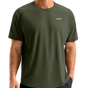เสื้อยืดออกกำลังกายผู้ชาย ผ้าฝ้าย 100% แห้งเร็ว เสื้อยืดวิ่งแขนสั้น ระบายความร้อน ซับเหงื่อ สำหรับออกกำลังกาย - Product Image 3