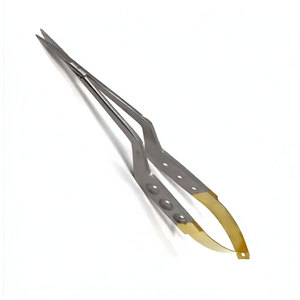 Micro-ciseaux manuels de 8 pouces en acier inoxydable, autoclavables, pour neurochirurgie, instrument de coupe chirurgical de précision pour opérations délicates - Product Image 2