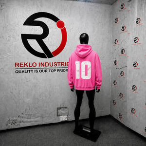Sudadera con capucha rosa para hombre, de forro polar, con cremallera, corte regular, color liso, manga larga, diseño con bolsillos, para otoño, estilo urbano oversize - Product Image 4