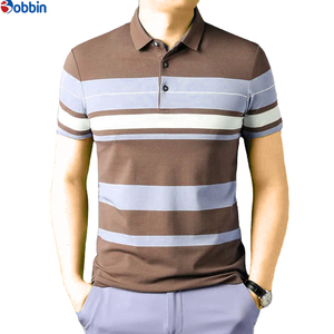Ropa Deportiva Unisex, Colección de Verano, Nueva Camiseta Polo a Rayas para Hombre, Estilo Formal Bordado, Tallas Grandes, Gran Venta - Product Image 6