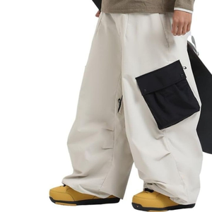 Pantalones Deportivos de Esquí Holgados de Talla Grande, Tejido Elástico Informal, Impermeables, Transpirables, Diseño Hip Hop, Ajuste Holgado, Ropa para Esquí y Nieve - Product Image 2