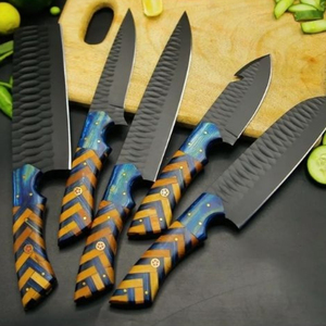 Juego de Cuchillos de Chef de Acero Inoxidable con Agarre Ergonómico y Diseño Duradero para Restaurantes y Cocinas Domésticas - Product Image 1