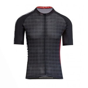 Custom Logo Wholesale <b>Cycling</b> Jerseys Men Short Sleeve Quick Dry Breathable Heat-Transfer Printed Polyester/Spandex Bike Jersey - Product Image 4