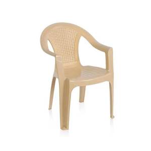 Silla de plástico sin BPA con respaldo cuadrado Premium, diseño Floral minimalista, Modular extensible, capacidad de carga de 120kg para muebles para el hogar - Product Image 5