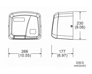 Sèche-mains automatique ABS haute vitesse 1800W pour la maison et l'école Sèche-mains silencieux et silencieux avec 3 ans de garantie pour l'hôtel - Product Image 2