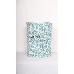 Transformez votre espace avec un poubelle en carton DIY, en coton, avec un imprimé floral artisanal. - Product Image 2