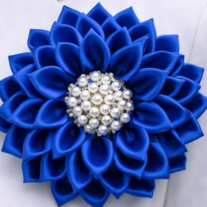 Sigma Gamma Rho Houndstooth <b>Brooch</b> Blue Fashion Lapel <b>Pin</b> Decorative Jewelry Accessory Elegant Gift Custom Wholesale - Product Image 3