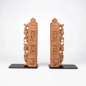 Antiguos duendes de Shakha |   Réplica de Fragmento Arquitectónico de Marco de Puerta de Templo Indio Clásico - Product Image 6
