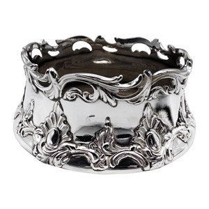 Anneau de serviette en aluminium plaqué argent, design moderne, personnalisable, durable, respectueux de l'environnement, découpé au laser, pour les fêtes et les mariages - Product Image 6