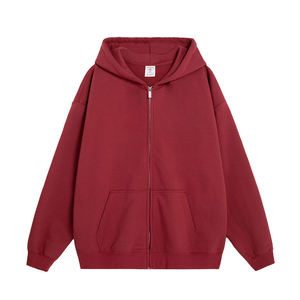Comprar Sudadera con Capucha Oversize Personalizada Hellstair para Hombre, Estilo Urbano, Lisa, Azul Marino, Hombros Caídos, Forro Polar de Algodón, Sudadera Completa - Product Image 3
