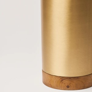 Enfriador de Vino de Acero Inoxidable de Lujo con Base de Madera, Enfriador de Champán Moderno, Cubitera para Decoración de Bar en Casa - Product Image 4