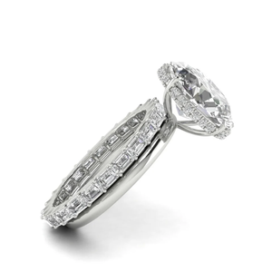 แหวนหมั้นเพชรทองคำ 14K สำหรับผู้หญิง แบรนด์ AJRETAIL พร้อมใบรับรอง - Product Image 2