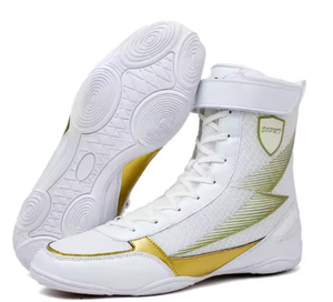Calzado Deportivo HAWK SPORTS INDUSTRIES, Zapatos de Lucha Unisex Tipo Boxer, Parte Superior de Malla con Cordones, Suela de Goma, Calzado de Entrenamiento de Combate para Invierno, Gimnasio - Product Image 1