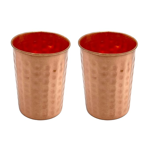 Gobelet en cuivre fait main, verre à boire gravé, motif vintage, tasse portable pour la maison, les fêtes et les mariages - Product Image 1
