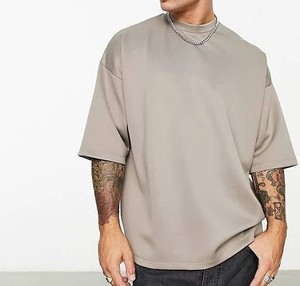 T-shirt ample vintage d'été en coton 100% lourd 300g pour homme, style streetwear, personnalisable, vente en gros, nouveauté - Product Image 1