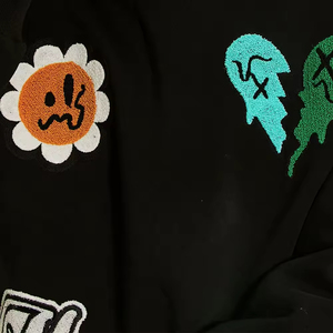<b>Cheap</b> Embroidery Custom Regular Fit Heavyweight Winter Y2K Streetwear <b>Hoodie</b> with Rhinestone 100% Cotton Eco-Friendly Quick Dry - Product Image 5