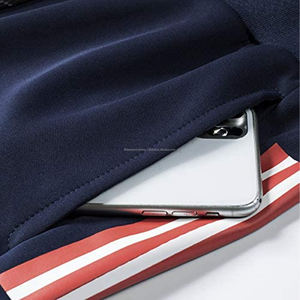 Vêtements de sport de gymnastique unisexe avec logo personnalisé imprimé décontracté respirant motif uni Yoga ensemble haut court et short 100% coton - Product Image 3