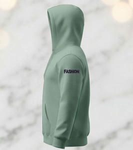 Top Trend Top Selling Sustainable Gray Green Color Custom Chenille Embroidery Logo Patch Professional Premium Quality <b>Hoodie</b> - Product Image 6
