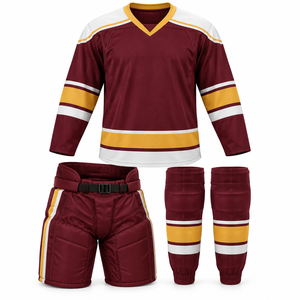 Uniforme de Hockey sobre Hielo de Alta Calidad, Último Diseño, Nueva Llegada, Hecho de Poliéster, para Venta en Línea, Servicio OEM - Product Image 2