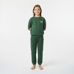 Conjunto Deportivo de Algodón Premium para Niños, Sudadera y Pantalones Jogger a la Moda, Ropa Casual, Fabricante de Ropa OEM ODM - Product Image 2