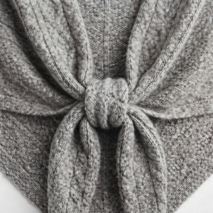 Factory Price Luxury Cashmere Blend Knitted Shawl Wrap Ladies Oversized Warm Winter Cape Scarf Wholesale Custom Logo OEM Knitted - Product Image 5
