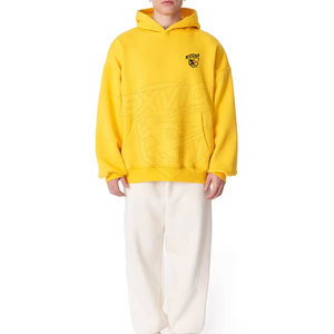 Comfortable Fabric Men Oversized <b>Hoodies</b> Streetwear <b>Soft</b> Cotton Fabric Loose Fit Fashion <b>Hoodies</b> - Product Image 5