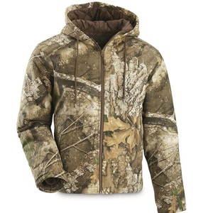 Latest Printing Leaves Pattern Design Bottomland Hoodie Windproof Camouflage Tactical Hunting Fishing Zipper <b>Camo</b> Hoodie <b>Jackets</b> - Product Image 2