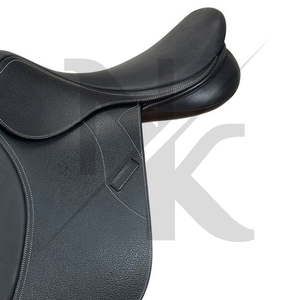 Silla de montar de doma y salto para caballos de alta calidad - Silla de contacto cerrado inglesa de cuero genuino, productos de carreras de caballos ingleses de la India - Product Image 5
