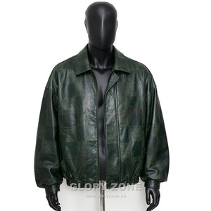Glory Zone – Blouson de moto en cuir vieilli personnalisé pour homme, style vintage, épais, type bomber, manteau d'hiver, taille 42 - Product Image 6