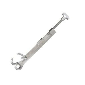 Pince à os Lambert de 22 cm avec 2 griffes, en acier inoxydable de qualité supérieure, instrument chirurgical orthopédique robuste pour la manipulation des os - Product Image 6